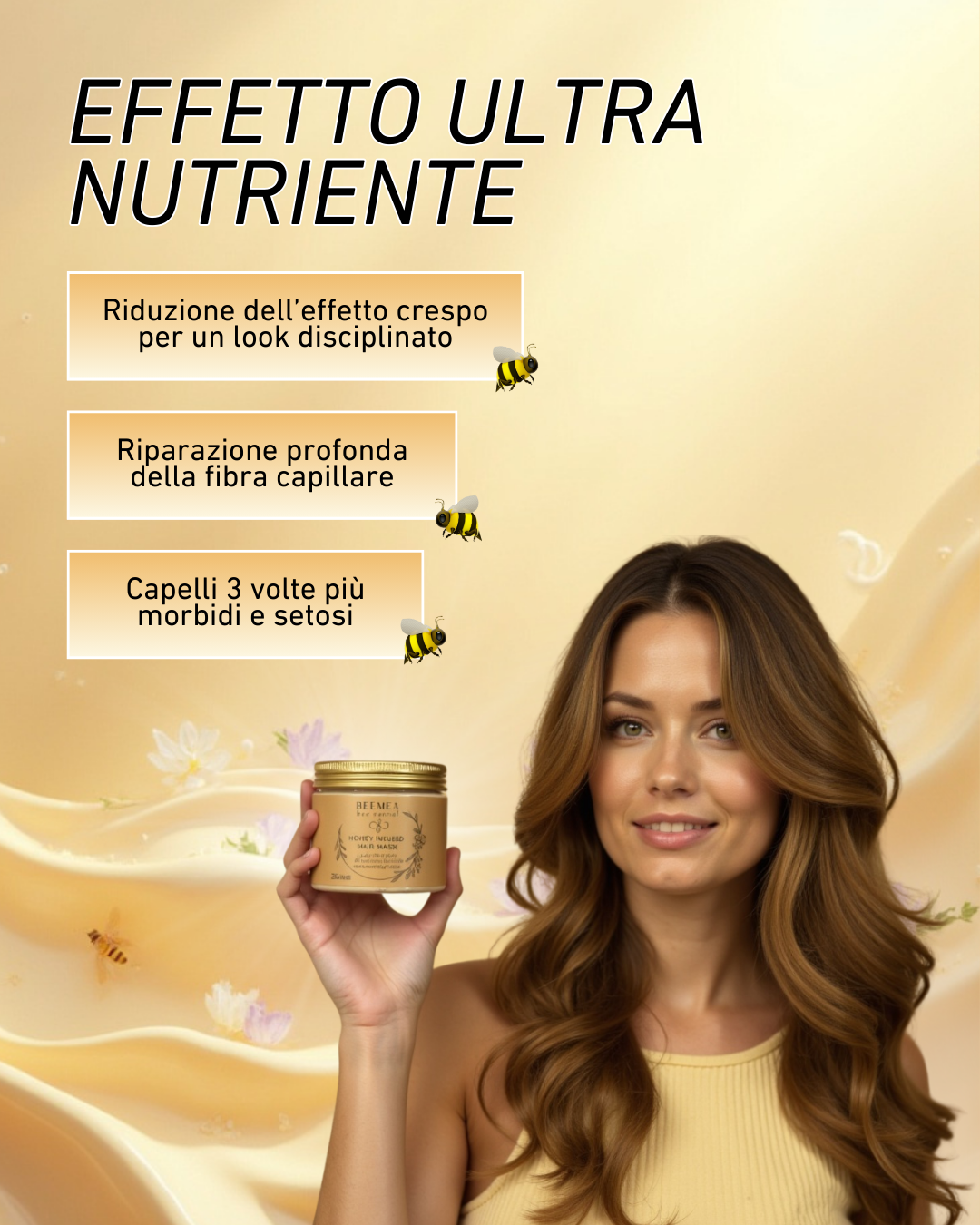 MASCHERA NUTRIENTE E FORTIFICANTE AL MIELE