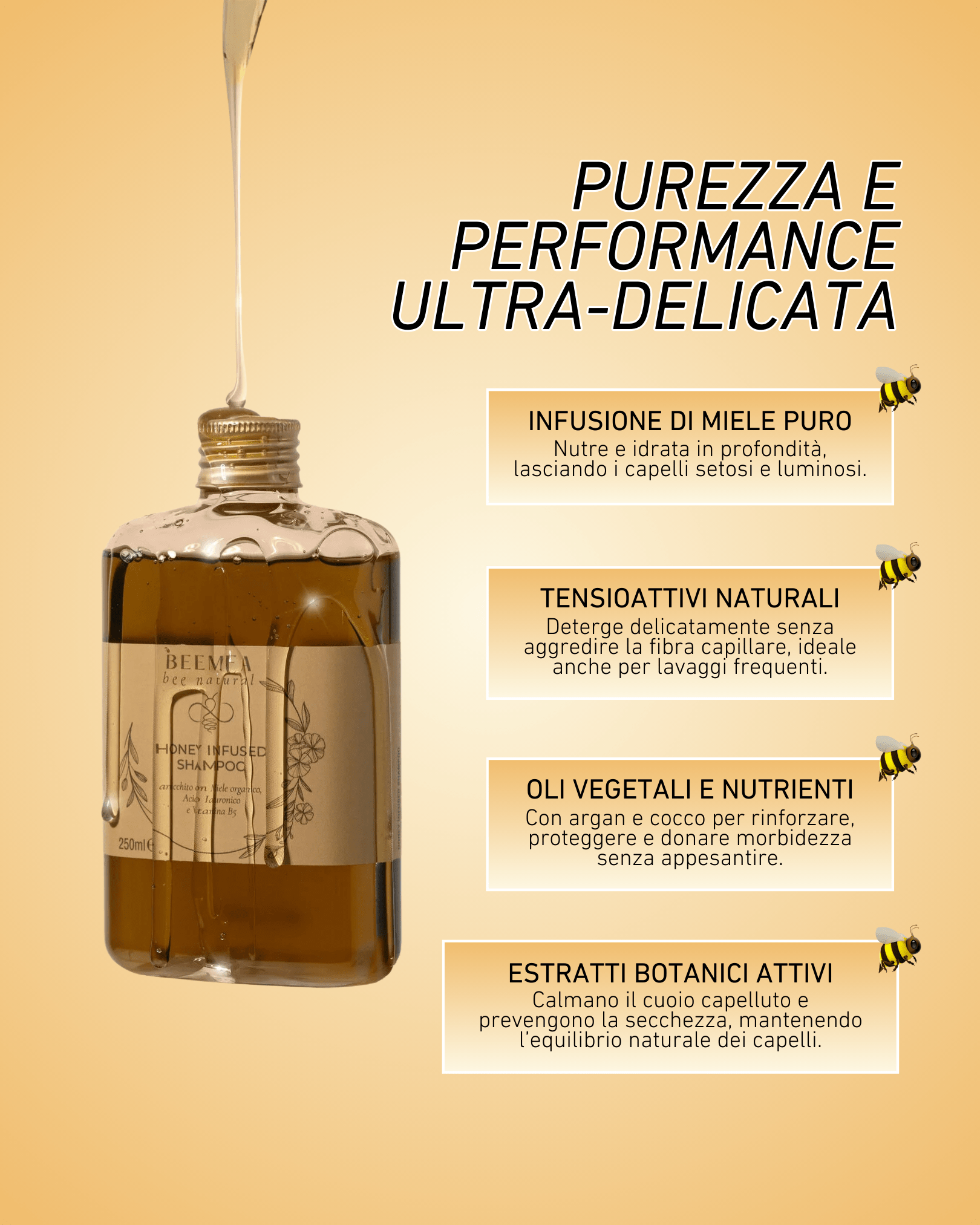 SHAMPOO AL MIELE - Beemea